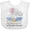 AA-White, variant on Inktastic My Nana Loves Me to the Moon and Back Elephant Family Boys or Girls Baby Bib