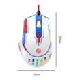 thumbnail image 3 of Q15 Gaming Mouse RGB Light Ratón ajustable Gamer para oficina en casa (Blanco) Ehuebsd Para estrenar, 3 of 9