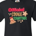 thumbnail image 4 of Inktastic Christmas Official Cookie Taster with Bell and Star Cookie Youth T-Shirt, 4 of 5