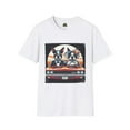 thumbnail image 3 of Funny Boston Terrier Unisex T-Shirt - Wacky Married Couple In Car Design, 3 of 10