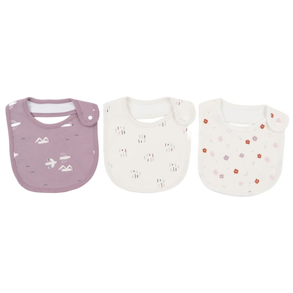 Baberos baberos, 3 piezas Baberos baberos para bebés Baberos absorbentes para bebés Baberos baberos de algodón Rendimiento de alta gama
