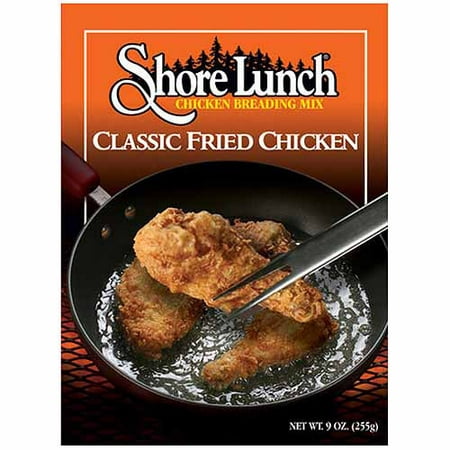 (3 Pack) Shore Lunch Classic Fried Chicken Breading Mix, 9 (Best Way To Bread Fried Chicken)