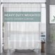 thumbnail image 1 of Forro de cortina de ducha AmazerBath, EVA transparente, 8 g, 180 x 200 cm, con pesas, 1 of 7