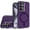 Darkpurple, variant on Allytechgroup Galaxy S23 Case with Lens Stand, Magnetic Back Cover Support Car Mount Shockproof Anti-Scratch Bumper Phone Case for Samsung Galaxy S23, Black