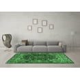 thumbnail image 3 of Ahgly Company Indoor Square Persian Emerald Green Traditional Area Rugs, 8' Square, 3 of 4