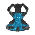 thumbnail image 4 of Bingfone Blue Glitter No Pull Dog Vest Harness For Small Medium Large Dogs Strap For Puppy Walking,Training,Dog Harness-Large, 4 of 9