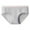 1-Gray, variant on YWDJ Breathable Lightweight No Show Fashion Breathable Soft Stretch Panties Underwear With Belly Briefs Dark Gray XL