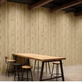 thumbnail image 2 of S4Sassy Peel And Stick Wall Covering, Natural Oak Texture Print Walls Wrap - Instant Wall Makeover For Commercial Interiors, Offices, Reception Areas- Self Adhesive Vinyl Wallpaper - Beige, 25"X240", 2 of 7