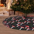 thumbnail image 6 of Sikiie Red Mushrooms 30-48 inches {designName} Print Christmas Tree Skirt Snowman Xmas Tree Skirt with Edge Christmas Decorations for Holiday Party30", 6 of 7