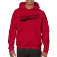 thumbnail image 4 of Albuquerque Baseball Script - Hometown Pride, Pitcher Hoodie - X-Large - Red, 4 of 6