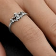 thumbnail image 4 of Three Frogs Frog Family Ring .925 Sterling Silver Band Jewelry Female Male Unisex Size 9, 4 of 4
