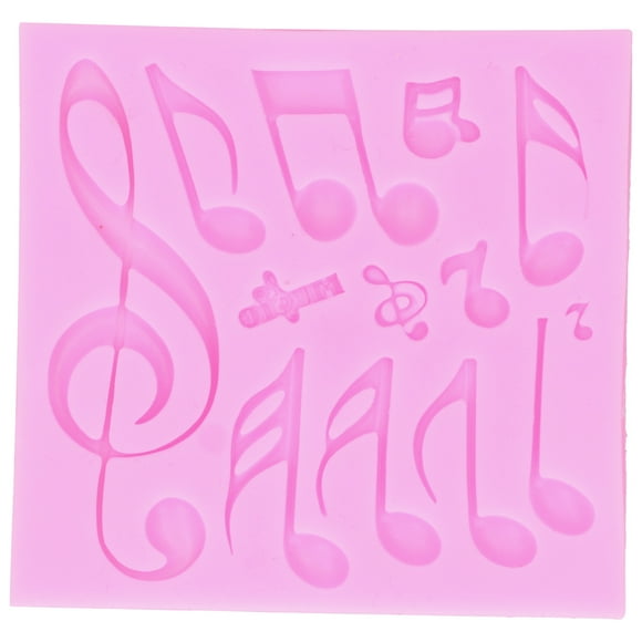 DIY Silicone Mold 13‑Cavity Musical Note Cake Chocolate Soap Aromatherapy for Ultralight Clay