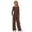 Coffee, variant on Girls 2 Piece Sweatsuit Set, Ruched Long Sleeve Top, Wide Leg Pants with Pockets, Light Violet, 140
