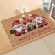 thumbnail image 4 of Felpudo decorativo de bienvenida de Navidad, felpudo de Navidad con divertido gnomo Tomte, felpudo de goma antideslizante para Navidad, felpudo de entrada para interior y exterior, felpudo para, 4 of 5