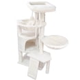 thumbnail image 7 of AIWIKIDE Cat Tree Cat Tower with Cat Scratching Posts,Activity Centre Climbing Tree Cat Furniture with Cat Condo and Two Hammocks,Beige, 7 of 7