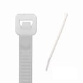 thumbnail image 1 of NavePoint 8 Inch Nylon Cable Wire Zip Tie 50 lbs - Natural White 100 Pack Lot Pcs Qty, 1 of 4