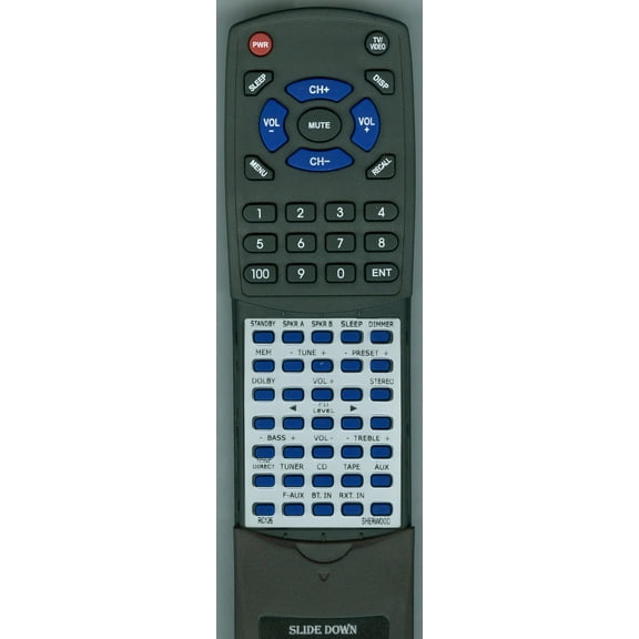 Replacement Remote for SHERWOOD RC-126, RTRC126, RC126, RX4503