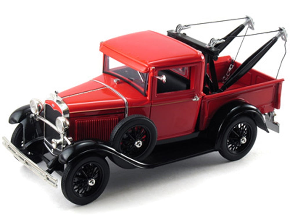 1931 Ford Model A Tow Truck 1:18 Signature Models Red 