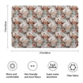 thumbnail image 3 of Lightgray Highland Cow Flower Pattern Bathroom Rugs Mat,Non Slip Microfiber Bathroom Rug,Rubber Backing,Soft Bathroom Mats for Bathroom Floor,Tub and Shower,17x27in(43x68cm), 3 of 5