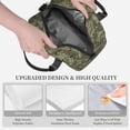 thumbnail image 3 of Disketp Green Snake Skin Lonchera Térmica para Mujer y Hombre, Bolsa de Almuerzo Reutilizable e Impermeable para Trabajo, Viajes y Picnic, 3 of 7