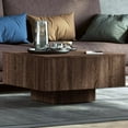thumbnail image 1 of vidaXL Coffee Table Brown Oak 60x60x31.5 cm Engineered Wood, 1 of 5
