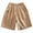Khaki, variant on Youmylove Men's Athletic Running Shorts Mens Summer Linen Embroidered Casual Shorts Versatile 5 Inch Beach Shorts For Summer Wear Quick Dry Board Shorts