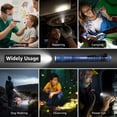 thumbnail image 5 of Lepro 2-Pack LED Pen Flashlights, Mini Lightweight Waterproof Pocket Flash light with Clip, Small Flashlights for Inspection, Work, Repair, Powered by 2*AAA Battery ,Blue, 5 of 8