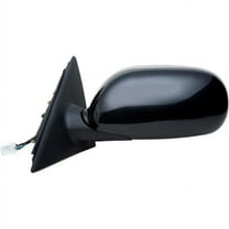 68572N - Fit System Driver Side Mirror for 03-06 Infiniti G35 Sedan, black, PTM, foldaway, Power