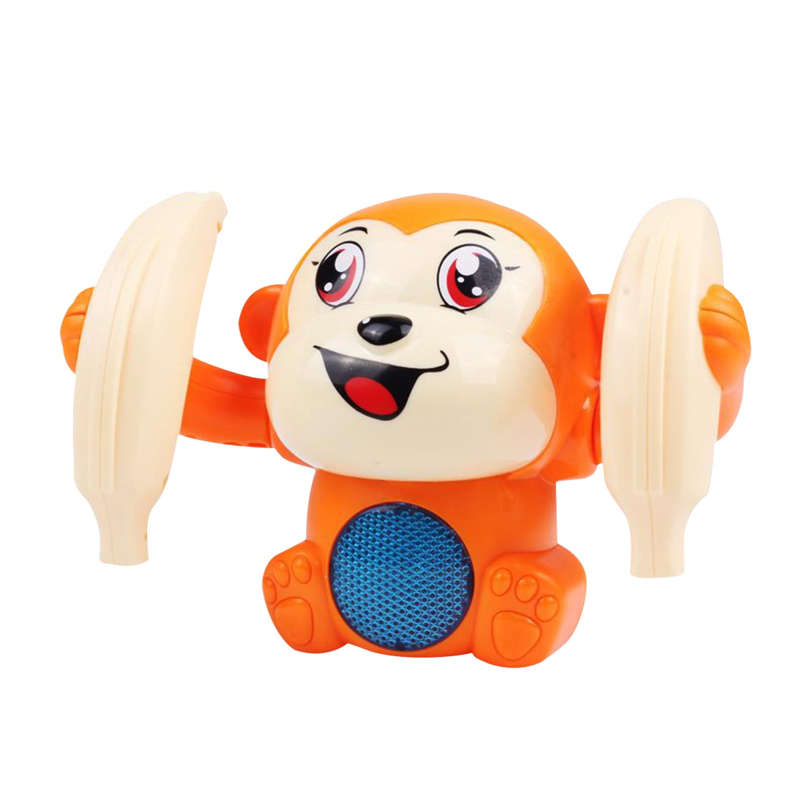 Noise Maker Toy,Noise Maker Toy,Noisemakers,Electric Flipping Dancing Toy  Rolling Monkey, Voice Control , Funny With Music A 