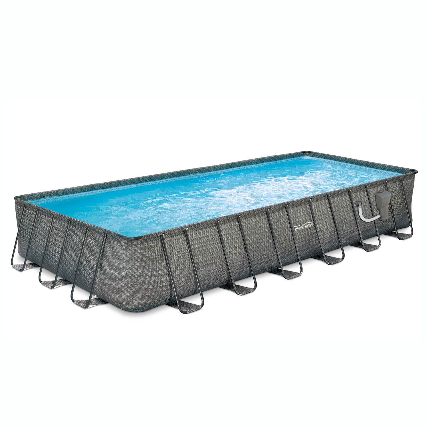 how many gallons is a 24ft above ground pool