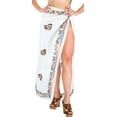 thumbnail image 2 of HAPPY BAY Women's Beach Wrap Bikini Swimwear Cover up Skirt Bathing suit Summer Wraps Sarong Swimsuits for Women One Size Pearl, Paisley, 2 of 5