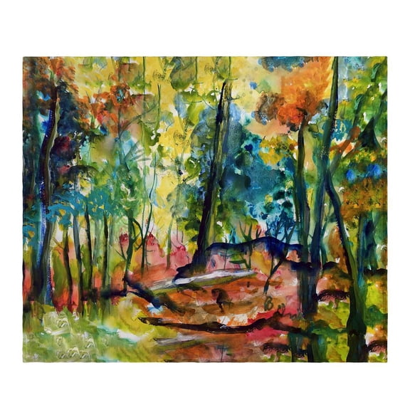 Betsy Drake Interiors Fall Forest Throw