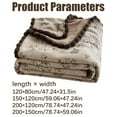 thumbnail image 3 of Harlik Thick Warm Blanket for Winter, Throw Blanket for Sofa, Cozy Luxury Plush Bed Blankets (47 *78In), 3 of 8