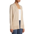 thumbnail image 4 of Time and Tru Women's Open Front Cardigan Sweater, 4 of 6