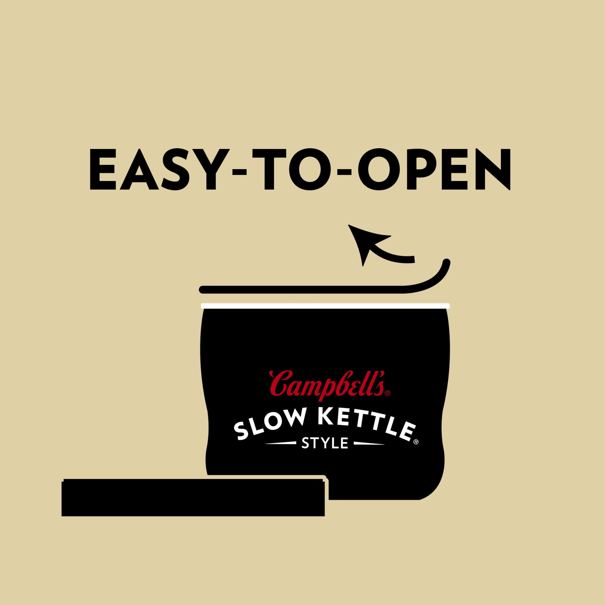 Campbell's Slow Kettle Style Kickin’ Crab and Corn Chowder, 15.5 oz Microwavable Bowl