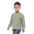 thumbnail image 2 of Wonder Nation Toddler Boys Embroidered Textured Thermal Top with Long Sleeves, Sizes 12M-5T, 2 of 5
