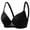 Black-04, variant on Bras for Women Thin Cup Support Underwire Bra Comfortable Simple Solid Color Daily Bras