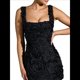 thumbnail image 2 of Vestido Floral 3D de Verano para Mujer, Sin Mangas, Estilo Cóctel, para Fiesta, Corto, 2025 Negro XL, 2 of 7