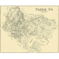 thumbnail image 2 of Land Office 14x12 White Modern Wood Framed Museum Art Print Titled - Travis Texas Landowner - Land Office 1894, 2 of 4