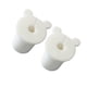 thumbnail image 1 of Pasacables Para Cables, Casquillos De Silicona, 2x Para Orificios De Pared De 1", Orificios Para Cables De Muebles, Color Blanco, 1 of 8