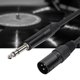 thumbnail image 5 of 6.35 Estéreo Macho a XLR Macho Convertidor de Audio Cable Adaptador de Extensión Interfaz de Aleación de Zinc 10m, 5 of 11