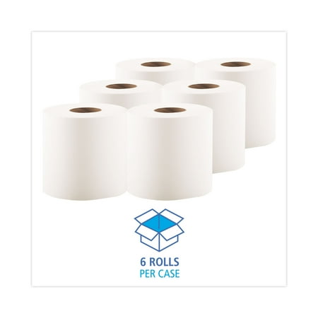 Boardwalk 2-Ply Center-Pull Paper Towels  6 Rolls  600 Sheets per Roll (3 600 Total)  7.87 x 10  White