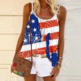 thumbnail image 1 of SMihono Hauts pour Femmes Débardeur Mode Été Col Rond Sans Manches Imprimé Décontracté Blouse Débardeur pour Femmes Hauts d'Été pour Femmes, 1 of 5