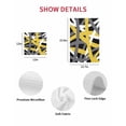 thumbnail image 7 of Yellow Black Geometric Kitchen Dish Towels for Drying Dishes Set of 3, Modern Art Abstract Grey Line Waffle Weave Microfiber Hand Tea Bathroom Towels Quick Dry & Absorbent Towel 12x12, 7 of 7