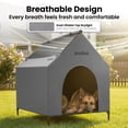 thumbnail image 3 of Caseta para perros al aire libre Zooba 48 XL, resistente a la intemperie para perros grandes, 3 of 8