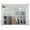 White, variant on Dumekko Garage Wall Cabinets, 35" W x 12" D x 32" H Wall Mounted Cabinet with 1 Door Shelf & 7 Slide-Out Vertical Shelves, Soft Close Medicine Cabinet for Warehouses Tool Room Laundry, Black