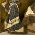 thumbnail image 6 of Donna Sharp Cabin Raising Pine Cone Embroidered Cotton Quilted Throw Blanket, 6 of 7