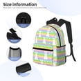 thumbnail image 5 of Lsque Rainbow Rabbit Classic Casual Backpack - Large Capacity Water-Resistant Backpack for School, Work, Travel, and Outdoor Activities, 5 of 8