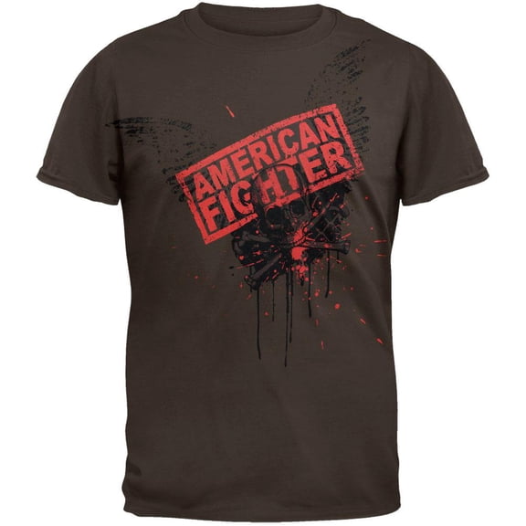 American Fighter - Skull Wings T-Shirt - Small