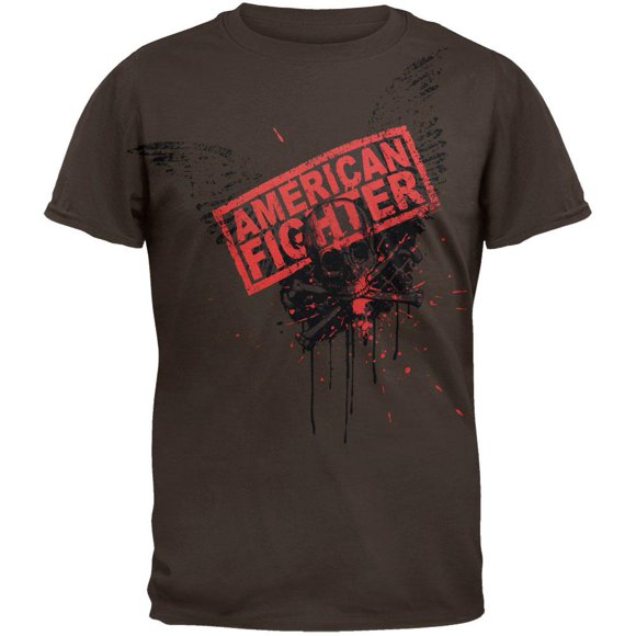 American Fighter - T-Shirt Ailes de Crâne